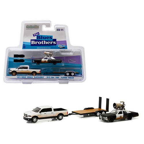 Blues Brothers 1:64 Scale Movie Vehicle Trailer Set